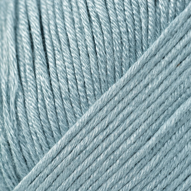 Loops & Threads Silky Soft Bamboo Yarn, Blue, 3-Pack photo 4