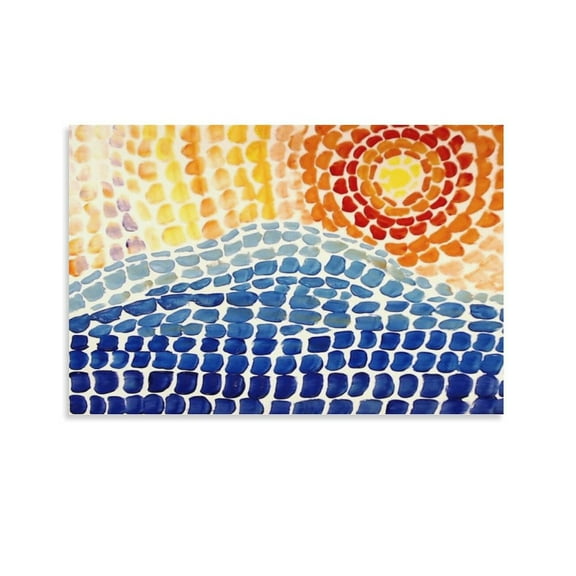 Painter Alma Thomas Color School Posters Art (8) Canvas Wall Art Prints Gifts Photo Picture Painting Room Decor Home Decorative 20x30inch(50x75cm)