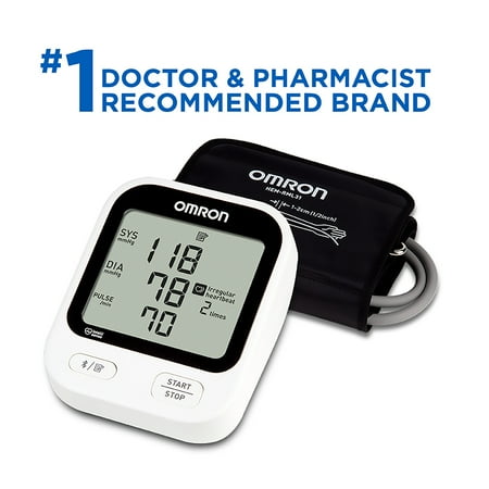 OMRON 5 Series Blood Pressure Monitor (BP7255), Upper Arm Cuff, Digital Bluetooth Blood Pressure Machine, Stores Up To 60 Readings for One User