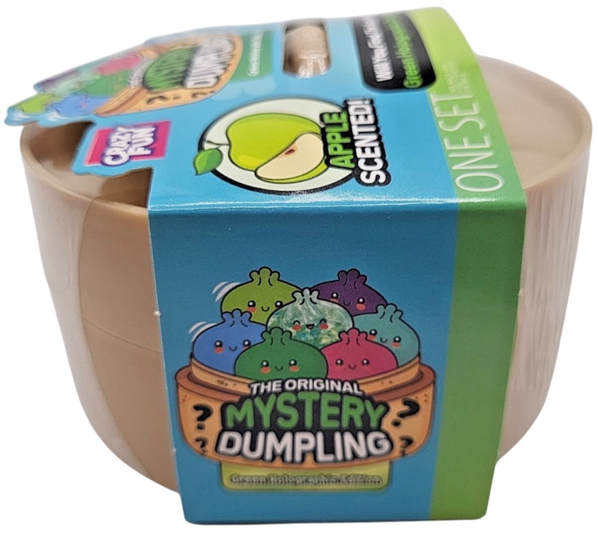 RMS Crazy Fun Original Mystery Dumpling Green Holographic Edition Apple Scented, 1 Set