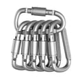 thumbnail image 2 of DPTALR Outdoor Carabiner Aluminum Alloy D-type Quick-hanging Buckle With Lock Key Tool, 2 of 7