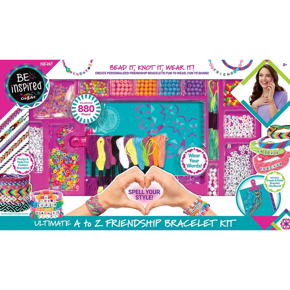 CraZArt Be Inspired Ultimate AZ Friendship Bracelet Kit Walmart
