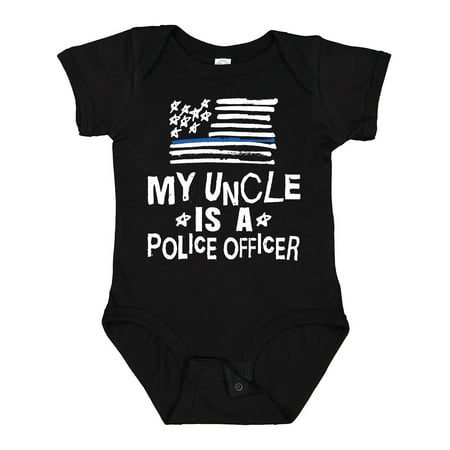 

Inktastic Police Officer Uncle Law Enforcement Gift Baby Boy or Baby Girl Bodysuit