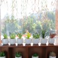 thumbnail image 2 of Plantas de peluche simuladas Plantas en macetas de cerámica Bonsái de peluche simulado Flores simuladas Decoración de interiores Plantas verdes, 2 of 5