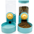 thumbnail interactive-video image 1 of Cat Automatic Feeder Hanging Automatic Pet Food Water Dispenser, Auto Gravity Cat Dog Feeder And Waterer Set | PH Rabbit Food 1 of 1