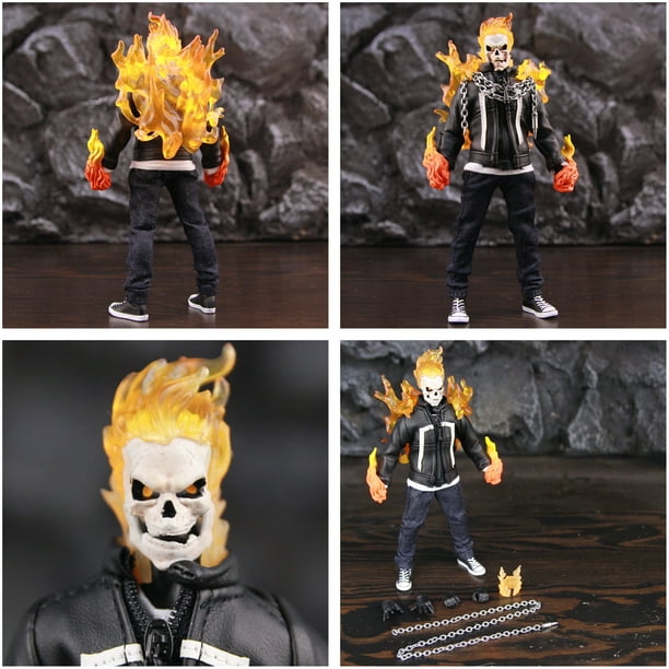 Marvel Ghost Rider Robbie Reyes Fur Coat 6” Action Figure SHIELD