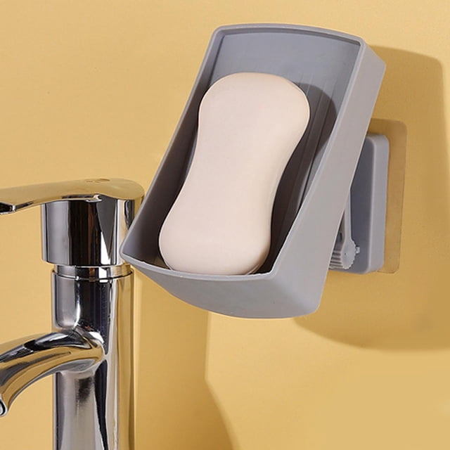 Jabonera Autodrenante Perfecl Gris