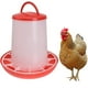 thumbnail image 2 of Comedero para pollos con tapa y asa | Comedero para pollitos y gallinas | Dispensador de alimento de plástico con colgador, 2 of 3