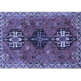 thumbnail image 1 of Ahgly Company Machine Washable Indoor Rectangle Persian Blue Traditional Area Rugs, 5' x 8', 1 of 4