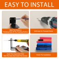 thumbnail image 3 of 2Pcs Floating Bookshelf Invisible Wall Mounted Book Organizer Heavy Duty Hidden Metal Storage Shelves Space Saving Book Shelves, 3 of 9