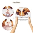 thumbnail image 5 of Yiaed Cartoon Guinea Pig Print Satin Bonnet Silk Bonnet Hair Bonnet for Sleeping Hair Bonnets, 5 of 6