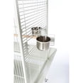 thumbnail image 6 of Prevue Pet Products Medium Dome Top Bird Cage - Chalk White 34522, 6 of 14