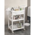 thumbnail image 2 of Carro de herramientas médicas con ruedas, carrito de peluquería, carrito de salón de tatuajes y cosméticos, carrito de pestañas, muebles de belleza KMST, 2 of 5