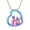 Rainbow, variant on Cremation Jewelry Heart Urn Necklace for Dad / Grandpa / Papa Stainless Steel Heart Memorial Necklaces Keepsakes Jewelry Ashes Holder Filler Tool