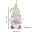 thumbnail image 1 of Easter Hanging Decorations,Wooden Bunny Gnome Doll for Easter Trees Windows Wall Door Indoor Hanging Easter Ornament,for Holiday Festival Home Easter Day Decoration, 1 of 6