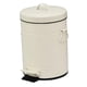 thumbnail image 4 of Papelera con pedal, elegante cesto de basura Beige, 4 of 9