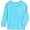 Electric Blue, variant on Pink Platinum Girls' Rash Guard - UPF 50+ Protective Quick Dry Long Sleeve Swim Shirt (5-16)