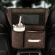 thumbnail image 1 of Bolsa Organizadora para Coche Entre Los Asientos Delanteros, Organizador de Malla para Coche, para Bolso, Cartera, Pañuelos, Fácil de Instalar, 1 of 6