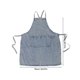 thumbnail image 2 of unbranded Delantal Corto De Cocina Para Mujer En Tejido Vaquero Azul Con Bolsillos Funcionales Y Ajuste Regulable, 2 of 6