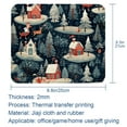 thumbnail image 5 of Christmas Gaming Mouse Pad Desk Mat Desk Pad, Non-Slip Rubber Bottom, Printed, Square 8.3x9.8 Inch - Suitable for Office and Gaming, 5 of 6