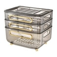 thumbnail image 2 of Caja de almacenamiento para enrutador, contenedor de gestión de cables, ahorro de espacio, Panel de enchufe de gran capacidad, soporte para caja de al 3 niveles, 2 of 8