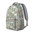 thumbnail image 2 of Maltese Dog and Flower Floral Backpack for School,Cute School Bag,Schoolbag with Adjustable Shoulder Straps & Padded Back,15.3"x11"x7.1".﻿, 2 of 6