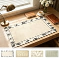 thumbnail image 7 of Faux Leather Waterproof Pvc Desk Pad,Workspace Decor Anti-Slip Stain Resistant Large Writing Table Mat,Scratch Protective Desktop Cover for Office Gaming Study Home Workspace Tidy Decorative Layout, 7 of 7