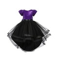 thumbnail image 3 of RUTAYY Children Girls Dress Round Neck Sparkly Sequins with Detachable Train Performance Party Gown Casual Holiday Dresses, 3 of 6