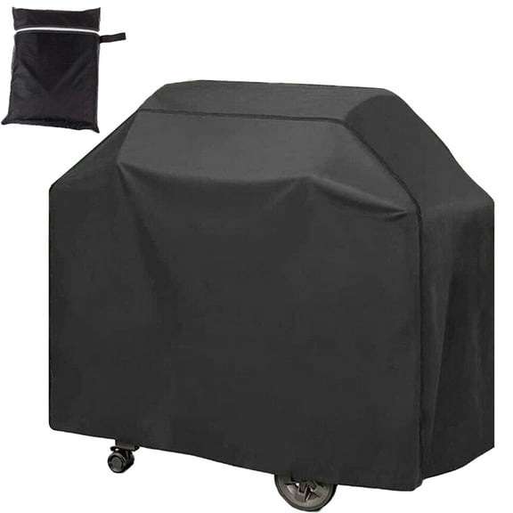 HOMEYA 57 Inch BBQ Grill Cover,Heavy Duty Waterproof UV Protection Gas Grill Protector,Outdoor Barbecue Cover for Weber, Char-Broil & Grills