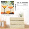 thumbnail image 6 of Yayeee 6 Pack Kitchen Dishcloths for Washing Dishes Soft Absorbent Microfiber Towels, Mid Century Glasses, 6 of 9