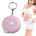 thumbnail image 2 of Urbanw Retractable Tape Measure, Body Measuring Tape, 60 Inch Measuring Tape for Body Measurements, for Craft Fabric Cloth Sewing Tailor Weight Loss Body Measuring Tape Pink 1Pcs, 2 of 7