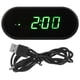 thumbnail image 1 of 1pc LED Digital Reloj de despertador Reloj de escritorio LED Luminoso Reloj de alarma con cable, 1 of 5