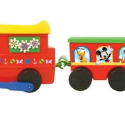 Disney: Mickey Mouse 2-in-1 Battery-Powered Ride-on Choo Choo Train W/ Caboose & Tracks
