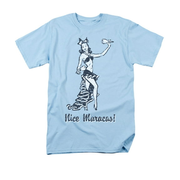 Nice Maracas Funny Distressed Vintage Cartoon Adult T-Shirt