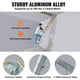 thumbnail image 5 of Escalera de ático plegable VEVOR, capacidad de 159 kg, 57,5 x 160 cm, extensión multiusos de aluminio, ligera y portátil, se adapta a techos de 2,9 a 3,6 m de altura, acceso cómodo a su ático., 5 of 9