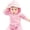 Pink, variant on SUXIAN Baby Girl Outfits Dinosaur Jumpsuit Toddler Romper Hoodie with Zip for Boys and Girls Pink 12 Months