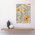 thumbnail image 4 of Artery8 Rustic Marigold Flowers Blue Yellow Simple Floral Living Room Large Wall Art Poster Print Thick Paper 18X24 Inch, 4 of 5