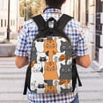 thumbnail image 2 of Geaub funny cats ultimate comfort and style: the perfect compact backpack for college, commute, travel, and everyday use, 2 of 2