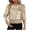 Gold, variant on Long Sleeve Shirts for Women, Women Shiny Metallic Gold Silver Hot Stamping Blouse Crewneck Half Sleeve Elastic Hem T-Shirt