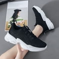 thumbnail image 2 of Sopiago Walking Sneakers for Women Walking Shoes Sneakers for Women Running Tennis Gym Workout Slip On Lightweight Comfort Breathable Work Shoes Black,38, 2 of 6