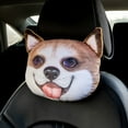 Car Neck Pillow Cute And Funny Car Seat Cushion Car Seat Interior Products 3D Car Headrest Car