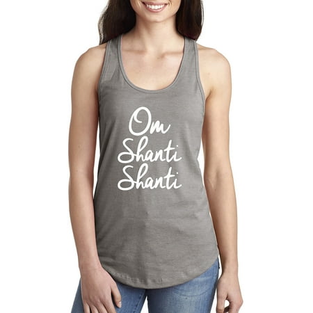 Om Shanti Shanti Racerback Tank
