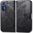thumbnail image 3 of Designed for Moto G Stylus 5g 2022 Case Wallet,Women Flip Cover with Butterfly Embossed PU Leather Card Holder Slots Wrist Strap Protective Phone Case for Motorola Moto G Stylus 5g 2022 (Black), 3 of 16
