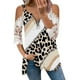 thumbnail image 1 of Elegante mujer casual cremallera cuello impresión blusa encaje manga corta camiseta verano Tops OAVQHLG3B Store  lin121212, 1 of 4