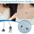 thumbnail image 2 of Collar HUOGUO con colgante de cristal de doble anillo, 2 unidades, 2 of 5