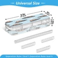 thumbnail image 3 of Plastic Pencil Box Large Capacity Pencil Boxes Clear Boxes with Snap-Tight Lid Stylish Office Supplies Storage Organizer Box Cartoon Dog Faces and Bones, 3 of 7
