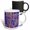 Multicolor, variant on 3drose, Colorful Mosaic Pattern Background - Abstract Vector Design, 11oz Two-tone Black Mug