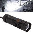thumbnail image 1 of LED Outdoor Flashlight, Waterproof Long Range Zoom White Light Aluminum Alloy Shell Super Bright Easy To Use USB Flashlight  for Travel, 1 of 7