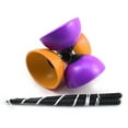 thumbnail image 2 of Flmtop Funny Chinese YOYO 3 Bearing Clutch Diabolo Set Metal Sticks String Bag Toys, 2 of 10