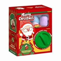 JVBTVB Christmas Mini Claw Machine Toy for Girls - Egg Twisting Surprise Capsule Toy with Collectible Figures, Birthday Party Gift & Holiday Decoration for Kids